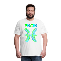 Thumbnail for Men's Power Words Pisces Premium T-Shirt - white