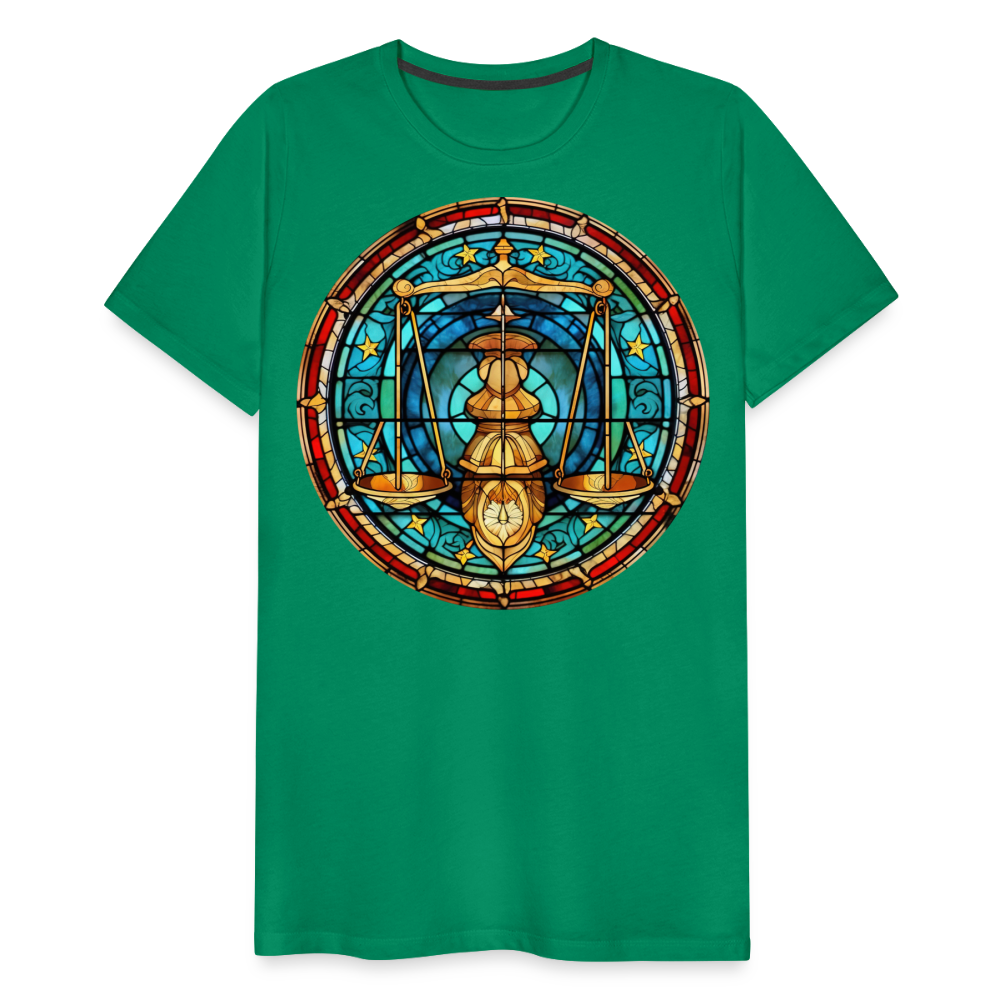 Men's Mosaic Libra Premium T-Shirt - kelly green