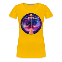 Thumbnail for Women’s Magic Libra Premium T-Shirt - sun yellow