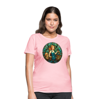 Thumbnail for Women's Mosaic Virgo T-Shirt - pink