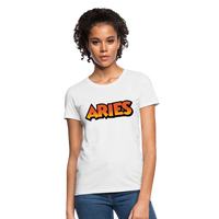 Thumbnail for Women's Aries New Design T-Shirt - white