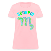 Thumbnail for Women's Power Words Scorpio T-Shirt - pink