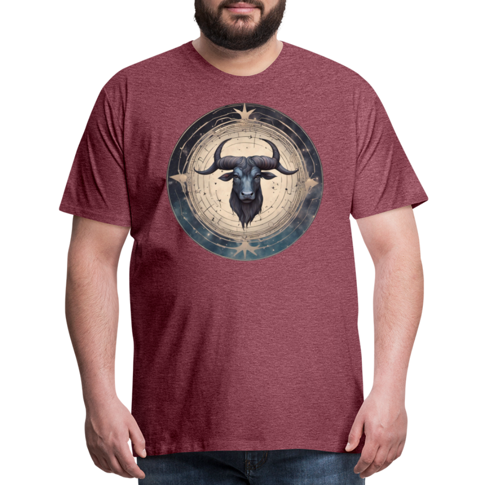 Men's Mythical Taurus Premium T-Shirt - heather burgundy