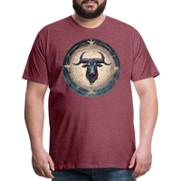 Thumbnail for Men's Mythical Taurus Premium T-Shirt - heather burgundy