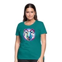 Thumbnail for Women’s Mythical Aries Premium T-Shirt - teal