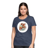 Thumbnail for Women’s Symbol Sagittarius Premium T-Shirt - heather blue