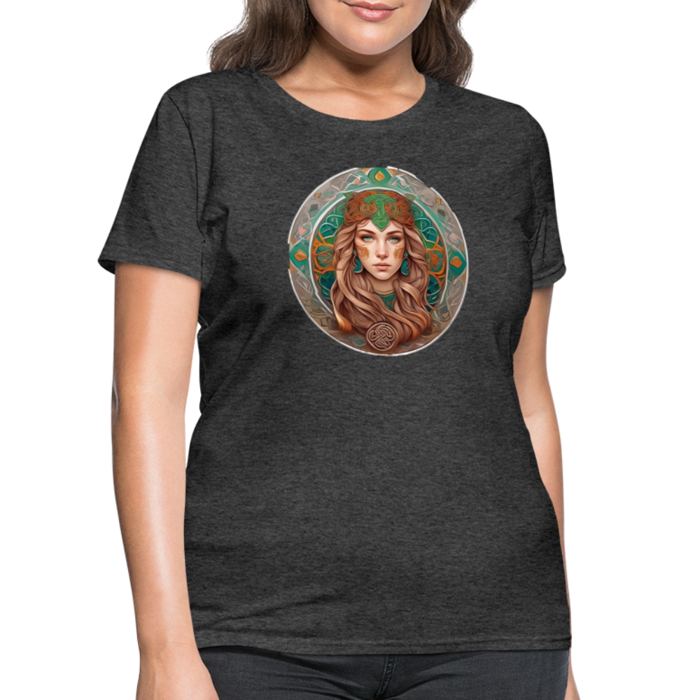 Women's Mythical Virgo T-Shirt - heather black