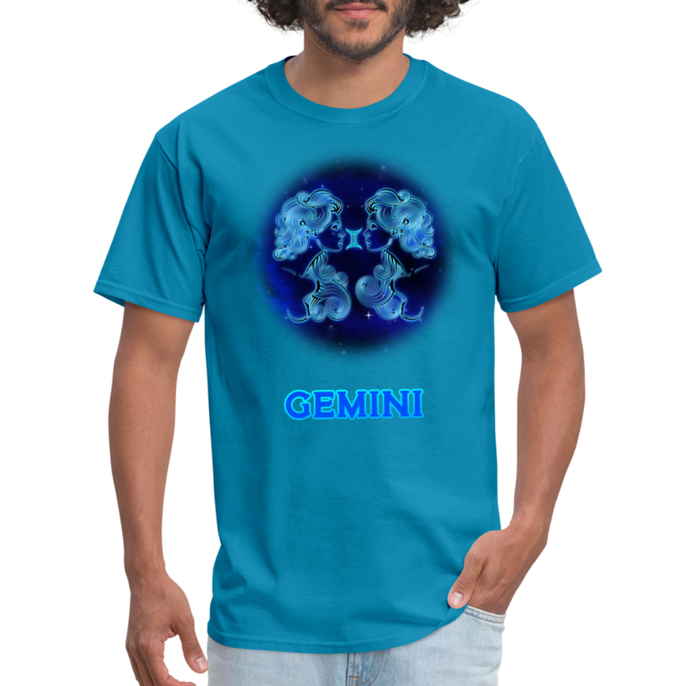 Men's Stellar Gemini Classic T-Shirt - turquoise