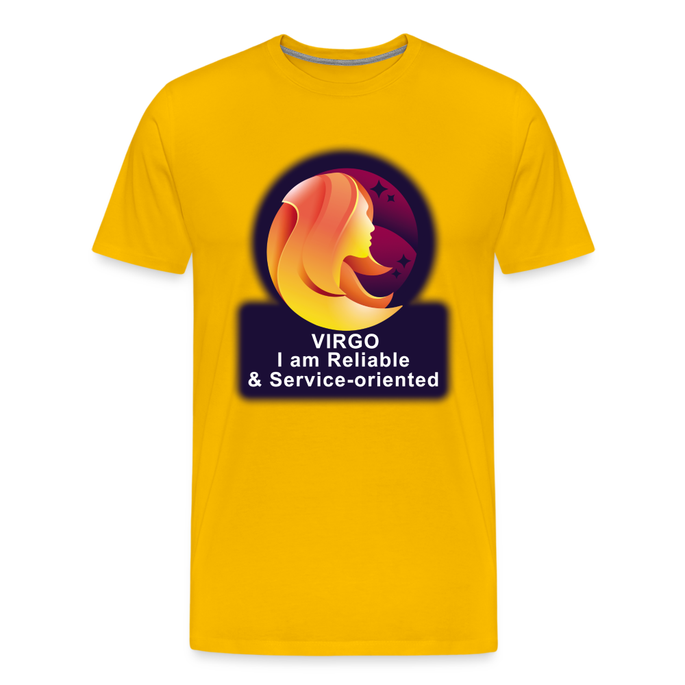 Men's Glow Virgo Premium T-Shirt - sun yellow