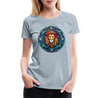 Thumbnail for Women's Mosaic Leo Premium T-Shirt - heather ice blue