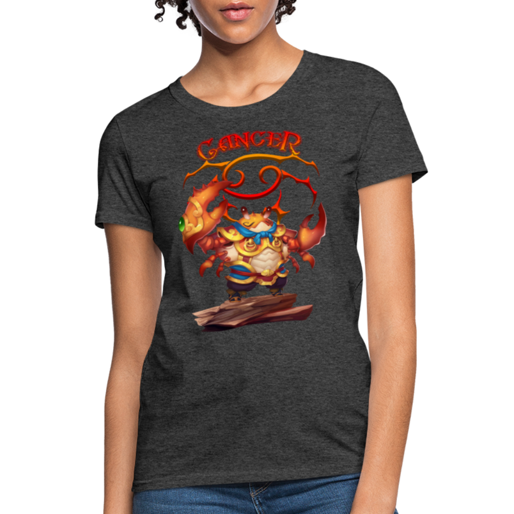 Women's Astral Cancer T-Shirt - heather black