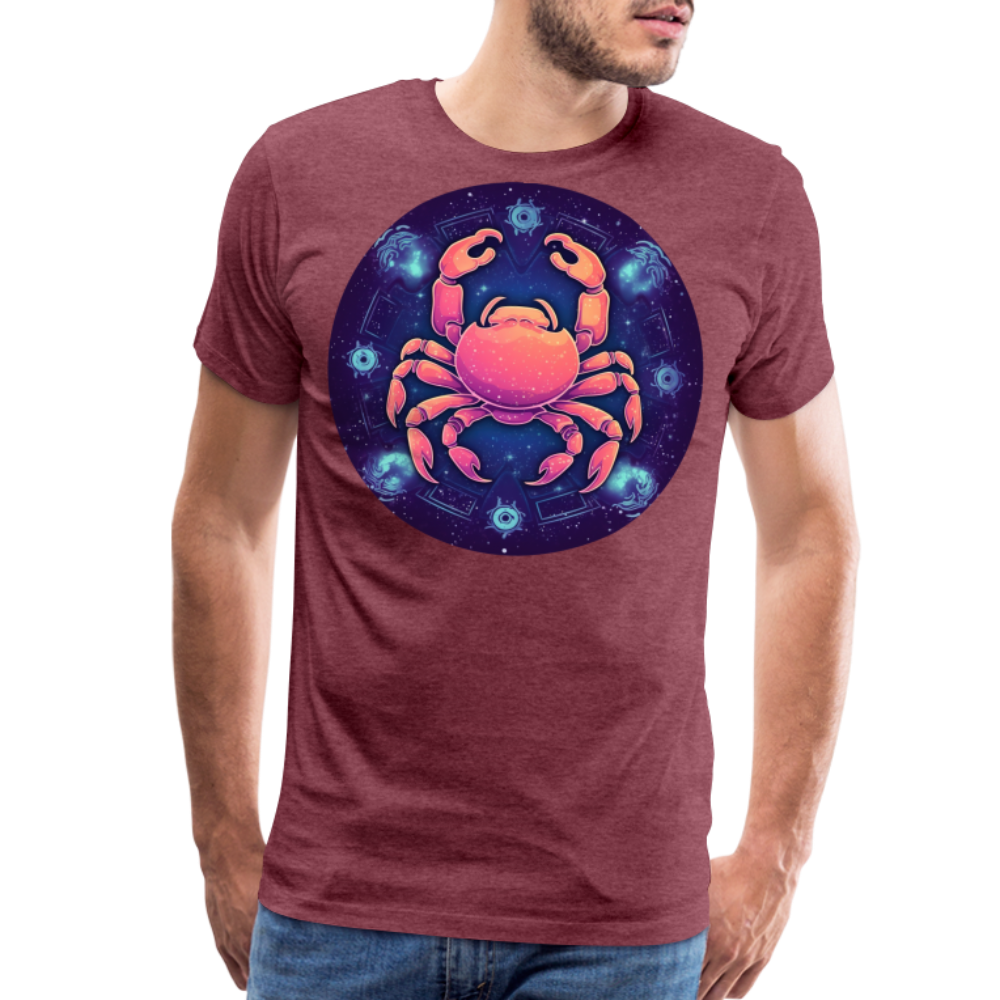 Men's Magic Cancer Premium T-Shirt - heather burgundy