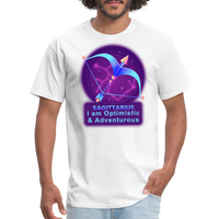 Thumbnail for Men's Neon Sagittarius Classic T-Shirt - white