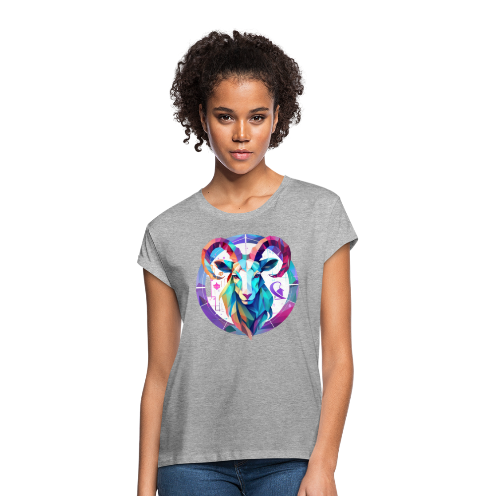 Women's Mythical Aries Relaxed Fit T-Shirt - heather gray