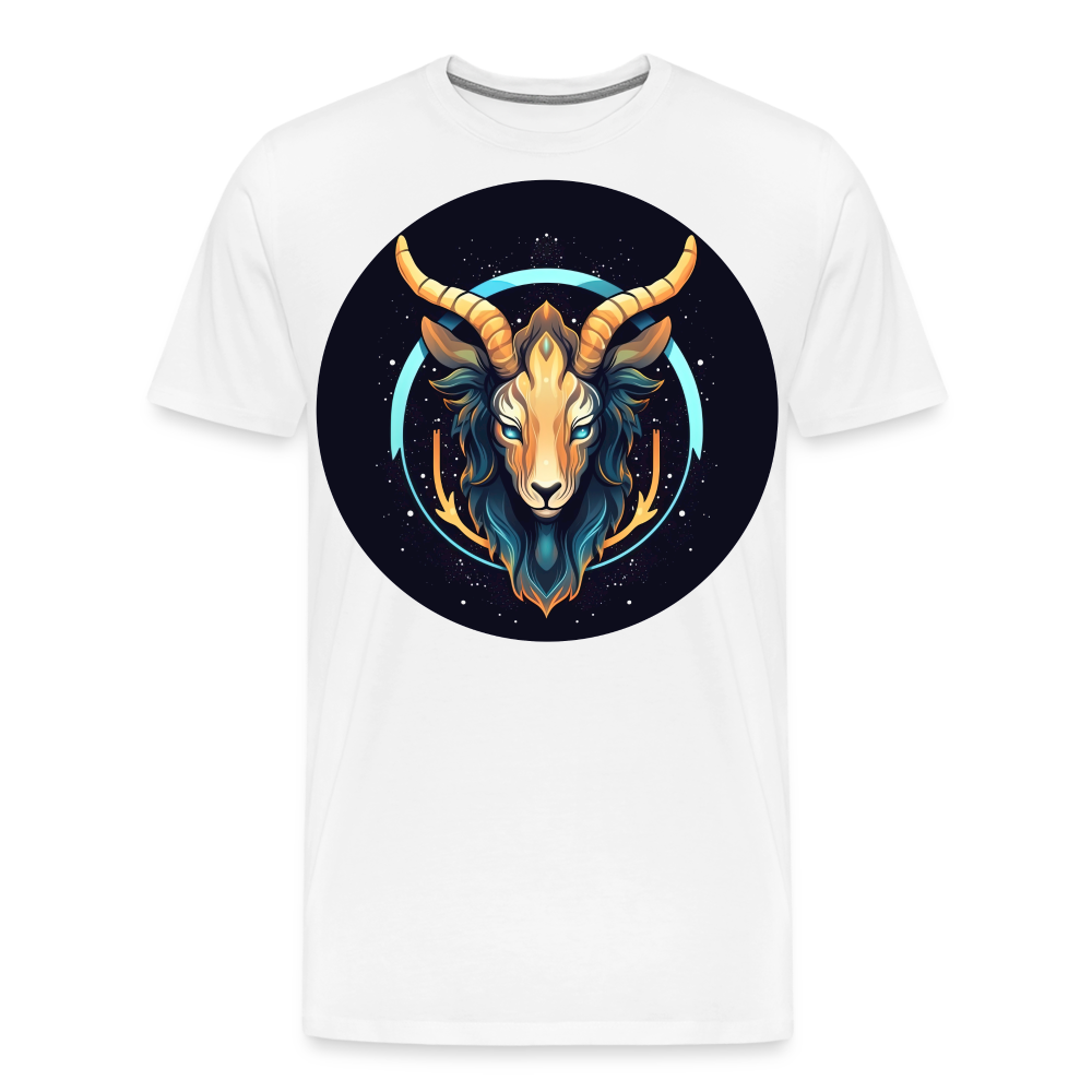 Men's Mystic Capricorn Premium T-Shirt - white