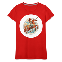 Thumbnail for Women’s Symbol Sagittarius Premium T-Shirt - red