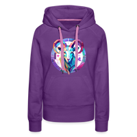 Thumbnail for Women’s Mythical Aries Premium Hoodie - purple 