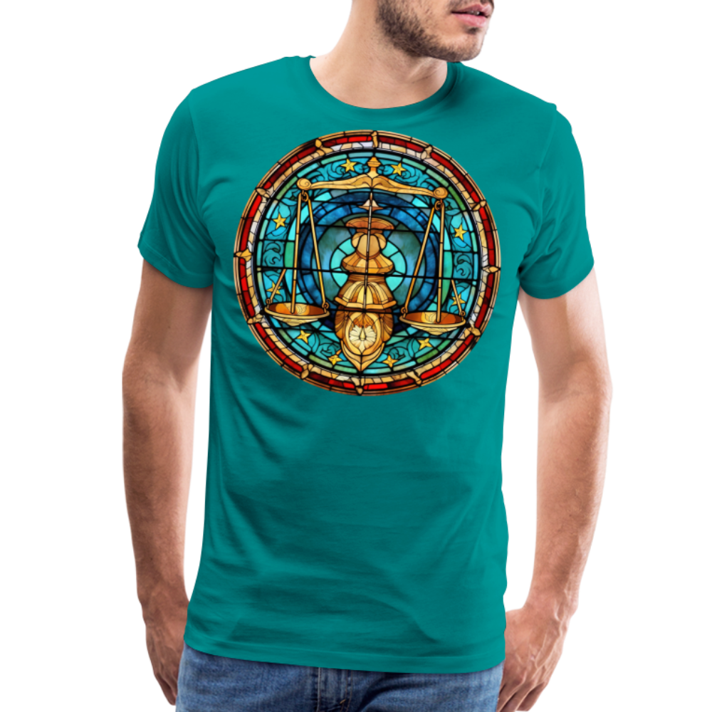 Men's Mosaic Libra Premium T-Shirt - teal