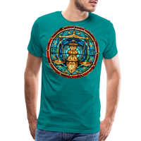 Thumbnail for Men's Mosaic Libra Premium T-Shirt - teal