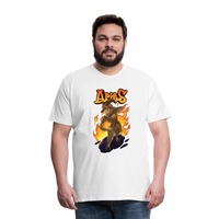 Thumbnail for Men's Fiery Aries Premium T-Shirt - white