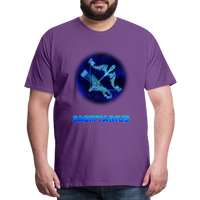 Thumbnail for Men's Sagittarius Premium T-Shirt - purple