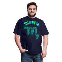 Thumbnail for Men's Power Words Scorpio Classic T-Shirt - navy