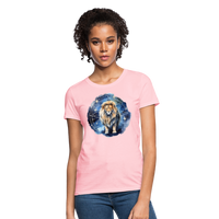 Thumbnail for Women's Mythical Leo T-Shirt - pink