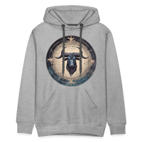 Thumbnail for Men’s Mythical Taurus Premium Hoodie - heather grey