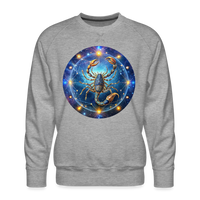 Thumbnail for Men’s Symbol Scorpio Premium Sweatshirt - heather grey