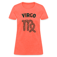 Thumbnail for Women's Power Words Virgo T-Shirt - heather coral