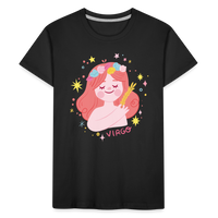 Thumbnail for Kid’s Pinky Virgo Premium Organic T-Shirt - black