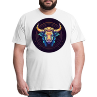 Thumbnail for Men's Magic Taurus Premium T-Shirt - white