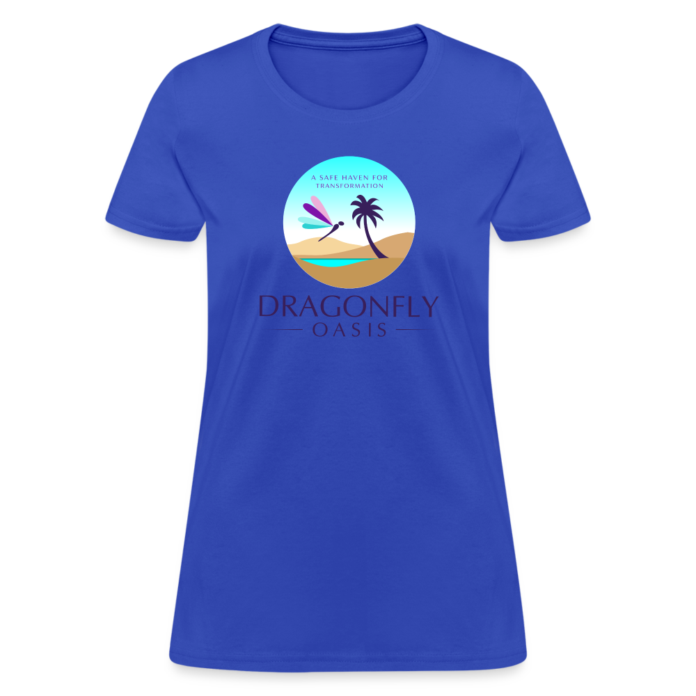 Women's Dragonfly Oasis V.1 Capricorn T-Shirt - royal blue