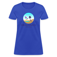 Thumbnail for Women's Dragonfly Oasis V.1 Capricorn T-Shirt - royal blue