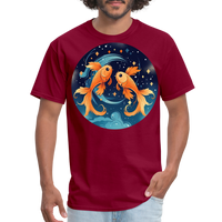 Thumbnail for Men's Magic Pisces Classic T-Shirt - burgundy