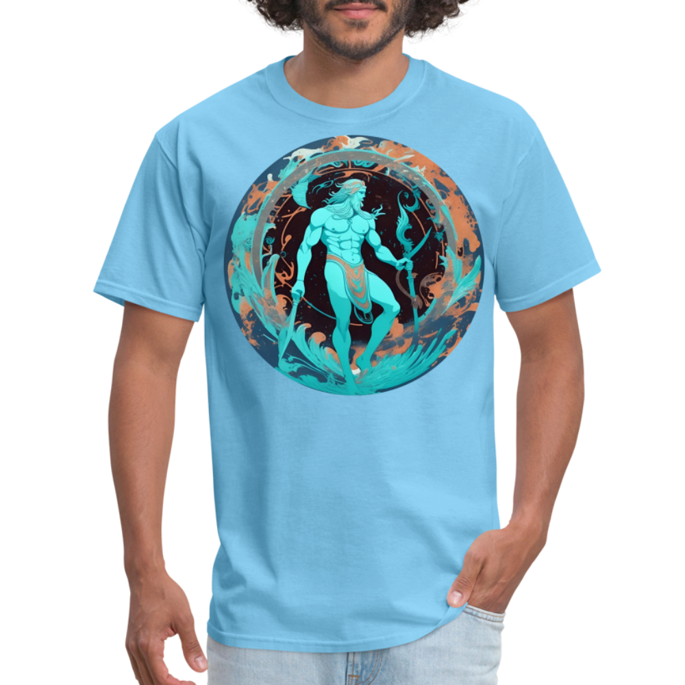 Men's Mythical Aquarius Classic T-Shirt - aquatic blue