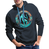 Thumbnail for Men’s Mythical Aquarius Premium Hoodie - navy