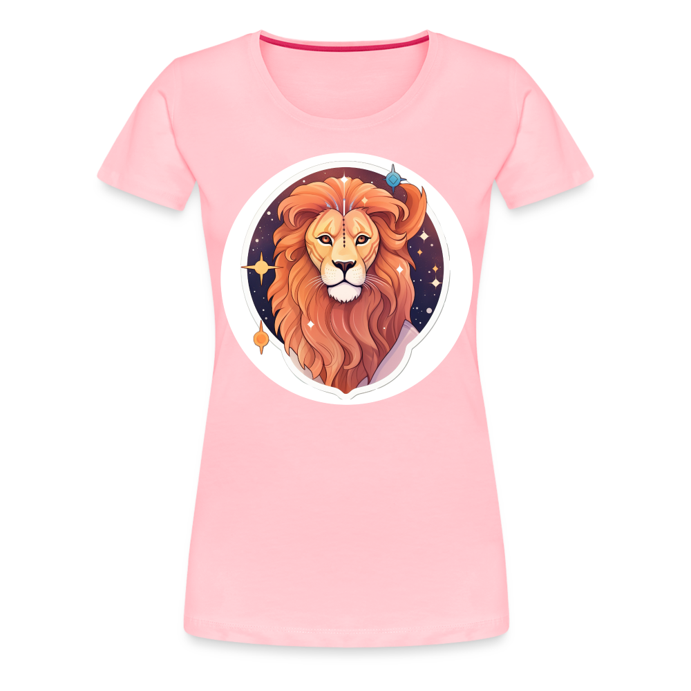 Women's Symbol Leo Premium T-Shirt - pink