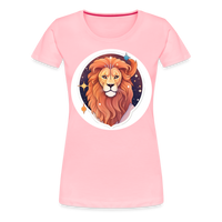 Thumbnail for Women's Symbol Leo Premium T-Shirt - pink