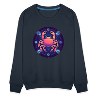 Thumbnail for Women’s Magic Cancer Premium Sweatshirt - navy