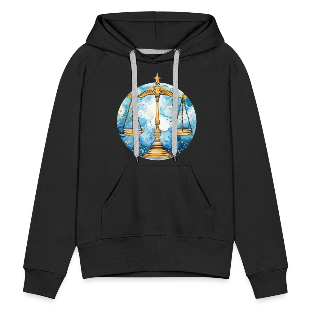 Women’s Mythical Libra Premium Hoodie - black