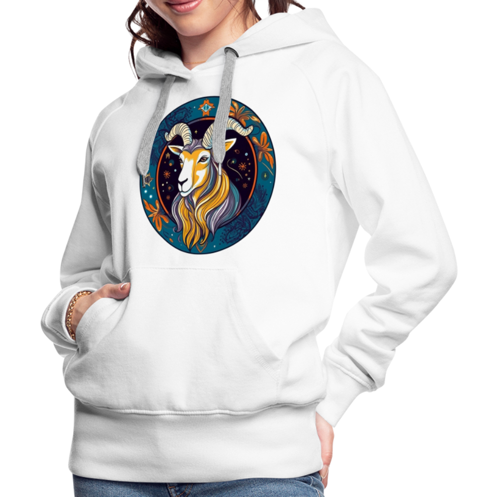 Women’s Mythical Capricorn Premium Hoodie - white