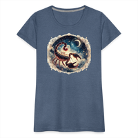 Thumbnail for Women’s Mythical Scorpio Premium T-Shirt - heather blue