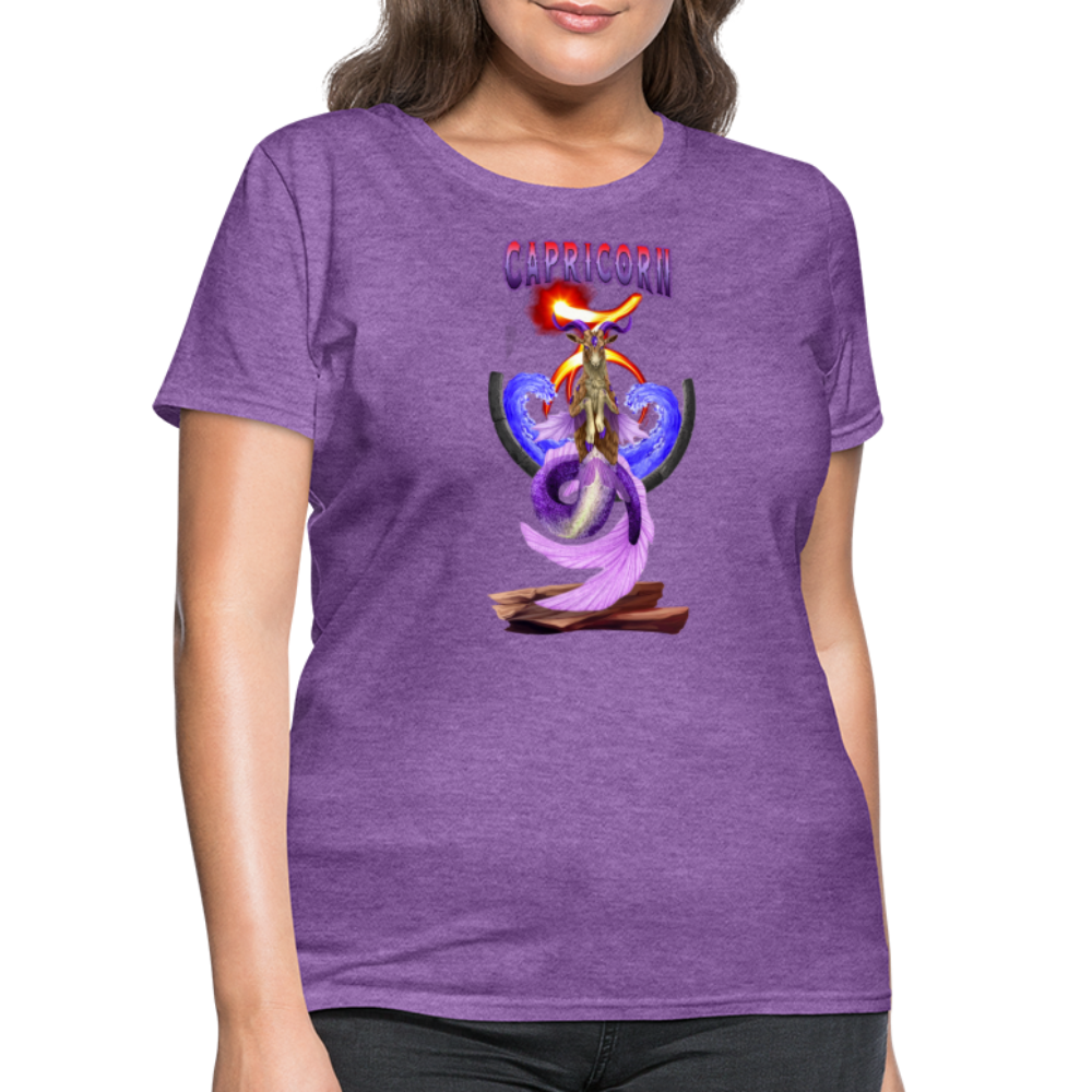 Astral Capricorn Women's T-Shirt - purple heather