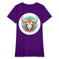 Thumbnail for Women's Symbol Taurus T-Shirt - purple