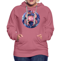 Thumbnail for Women’s Mythical Cancer Premium Hoodie - mauve