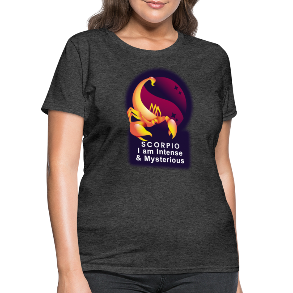 Women's Glow Scorpio T-Shirt - heather black