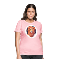 Thumbnail for Women's Symbol Leo T-Shirt - pink