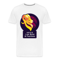 Thumbnail for Men's Glow Aries Premium T-Shirt - white