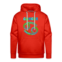 Thumbnail for Men's Power Words Cancer Premium Hoodie - red